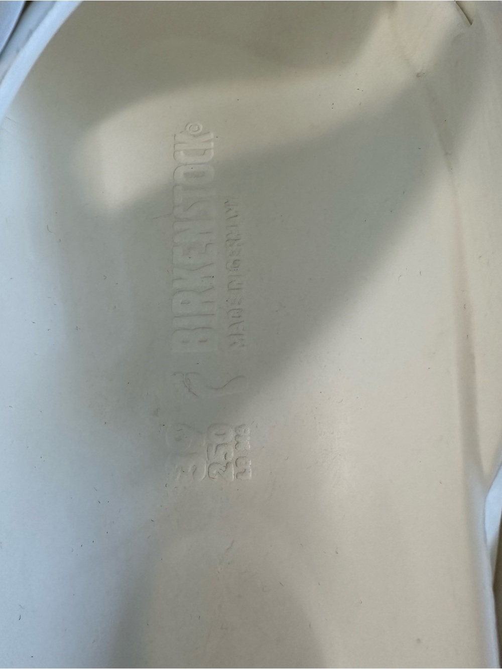Birkenstock Arizona Essentials EVA Sandals White 39 8-8.5 - Picture 8 of 15
